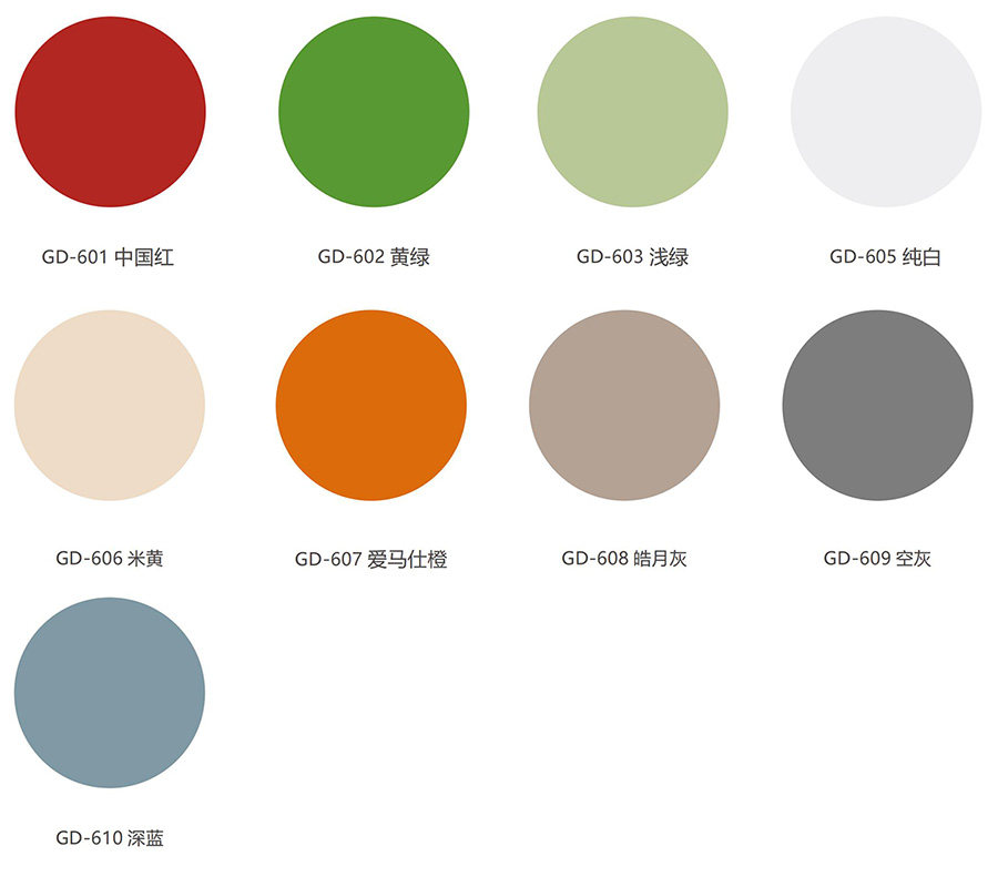 玻璃標(biāo)準(zhǔn)色號